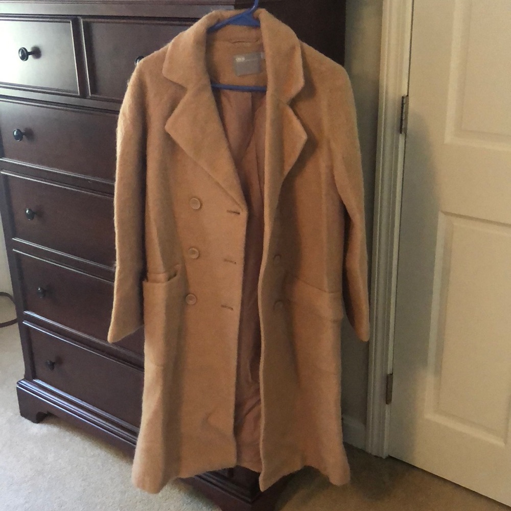 ASOS camel coat size 2 worn once